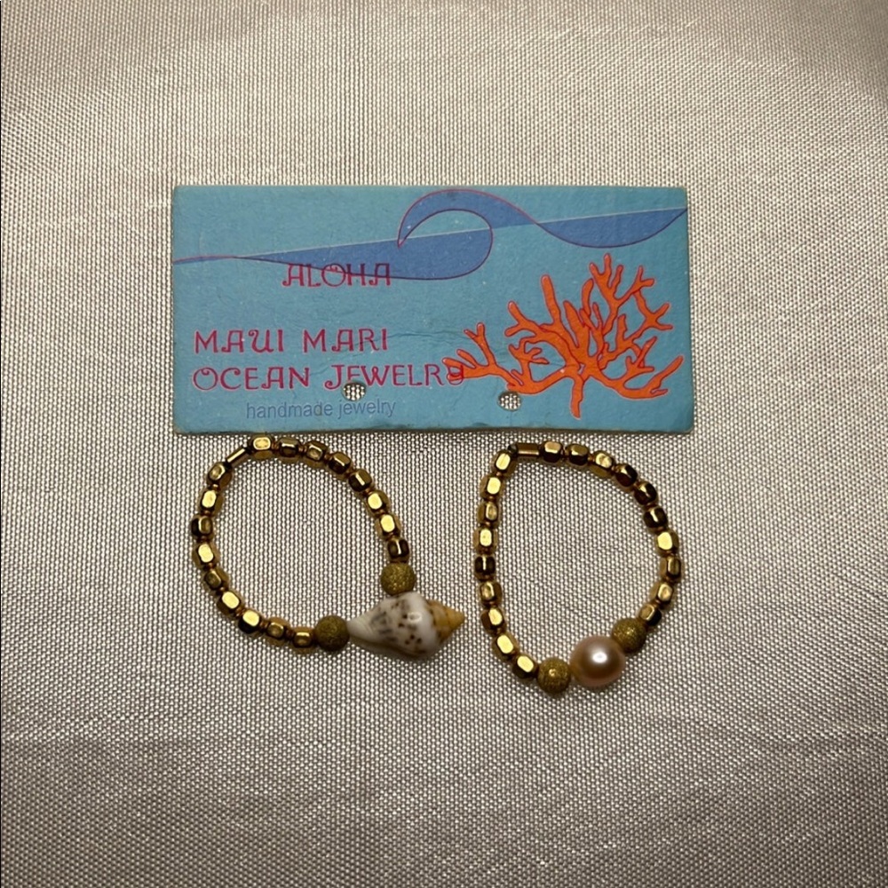 Maui Mari Handmade stacking rings. One Size Fits All